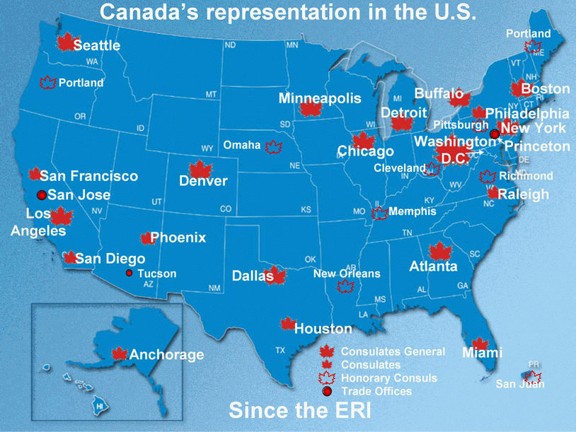 Canada's representation in the U.S.