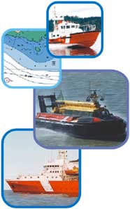 Boats and chart image
