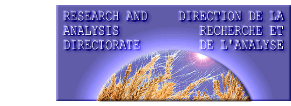 Research and Analysis Directorate  -  Direction de la recherche et de l'analyse