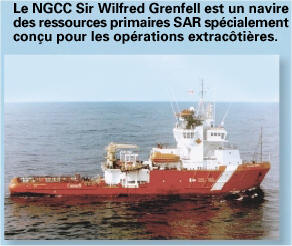 Le NGCC Sir Wilfred Grenfell est un navire des ressources primaires SAR spcialement conu pour les oprations extractires.