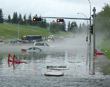 Torrential rain and hail caused horrendous flooding in Edmonton in early July.