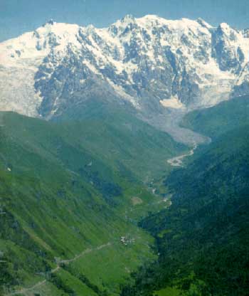 Montagnes en Gorgie