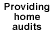 Providing home audits