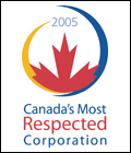 2005 Canada's Most Respected Corporation