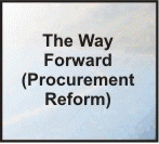 The Way Forward (Procurment Reform)