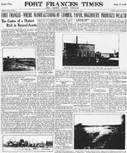 Link to Top 100 Fort Frances Times Archival Articles