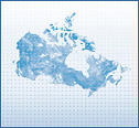 Image satellite du Canada