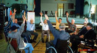 photo of an exercise session