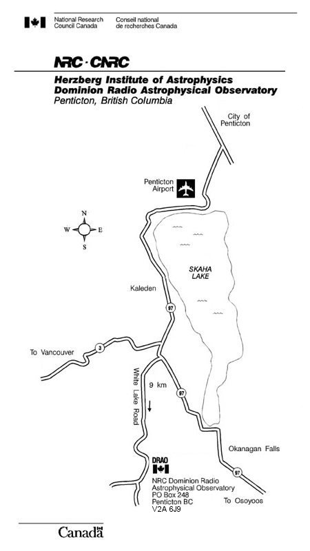Penticton Map to NRC-HIA
