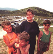 Photo of  refugees from Kosovo