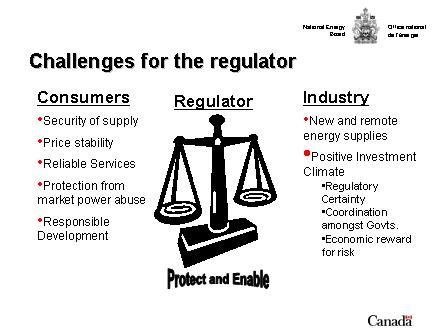 Challenges for the regulator