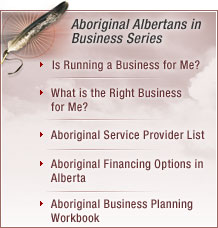 Aboriginal Albertans in Business Series