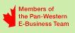 Members of the Pan-Western E-Business Team