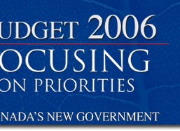 Budget 2006 - Focusing on Priorities
