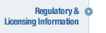 Regulatory & Licensing Information