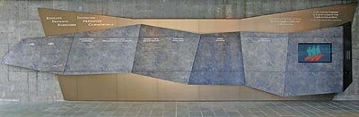Mur des donateurs du Muse canadien de la guerre. Photo: Bill Kent, MCG