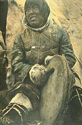 Inuit musician met during the Canadian Arctic Expedition, between 1913 and 1918