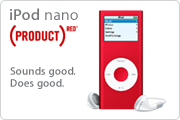 iPod nano (PRODUCT) RED. Sounds good. Does good.