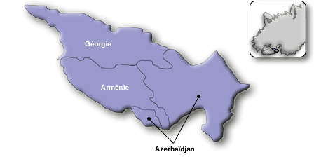 Cartes des Caucase du Sud