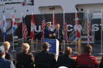 Admiral Thad Allen, Commandant of the U.S. Coast Guard and Larry Murray, Deputy Minister of Fisheries and Oceans Canada