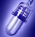 A photo of a microphone