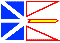 Le drapeau de Terre Neuve et le Labrador