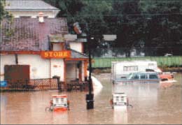 Colombie-Britannique Inondation de 1991, Britannia Beach (Ministre de l'Environnemenet, des Terres et des Parcs)