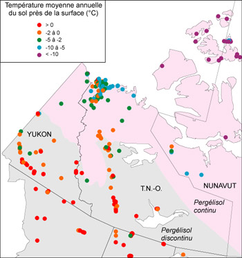 Smith, S.L. and Burgess, M.M., 2000. Ground temperature database for northern Canada; Geological Survey of Canada Open File Report #3954, 57 p.