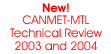 New!  CANMET-MTL Technical Review
