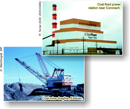 Coal is mined and then burned to help power Saskatchewan