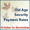 Old Age Security payment rates October to December 2006