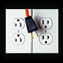 Photo of wall outlets and unplugged cord