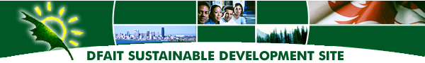 The DFAIT Sustainable Development Homepage