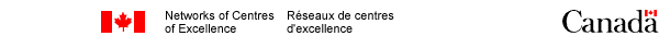 Canada Flag/Networks of Centres of Excellence/Réseaux de centres d'excellence/Canada