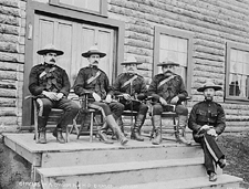 Officers of the B Division, July 1900. Photographer: Goetzman. Library and Archives Canada, PA-202188