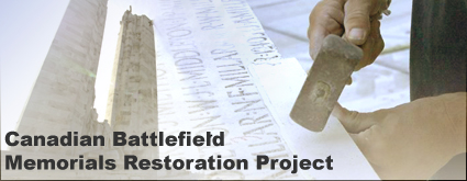 Canadian Battlefield Memorials Restoration Project