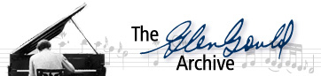 Banner: The Glenn Gould Archive