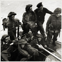 Soldiers on Landing Craft at Dieppe