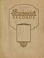 Page cover from catalogue BRUNSWICK RECORDS, listing Florence Easton's available recordings, 1924