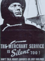 Merchant Marine poster from the Maritime Museum of the Atlantic, Halifax, N.S.