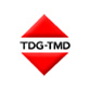 Transport of dangerous goods symbol - red diamond with TDG-TMD written on it