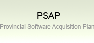 PSAP: Provincial Software Acquisition Plan