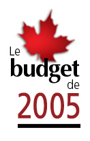 Le budget de 2005