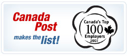 Canada Post makes the list