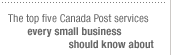The top five Canada Post services every small business should know about
