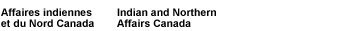 Affaires indiennes et du Nord Canada