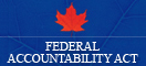 New Federal Accountability Act website