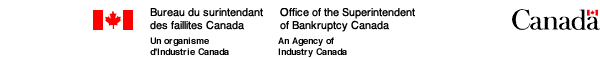 Bureau du surintendant des faillites Canada | Office of the Superintendent of Bankruptcy Canada