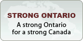 Strong Ontario - A strong Ontario for a strong Canada