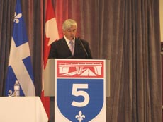 The Honourable Lawrence Cannon, Minister of Transport, Infrastructure and Communities